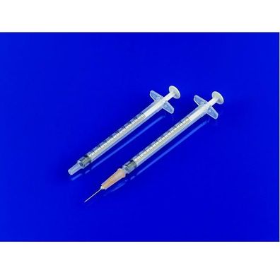 BD Plastipak kleinvolumige Spritzen 1ml 25G mit Kanüle