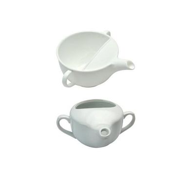 Kunststoff-Schnabeltasse mit 2 Henkeln weiß