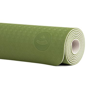 TPE Yogamatte FLOW olive/sand