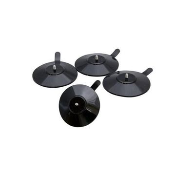 Sauger-Set 75 mm schwarz 4 Sauger