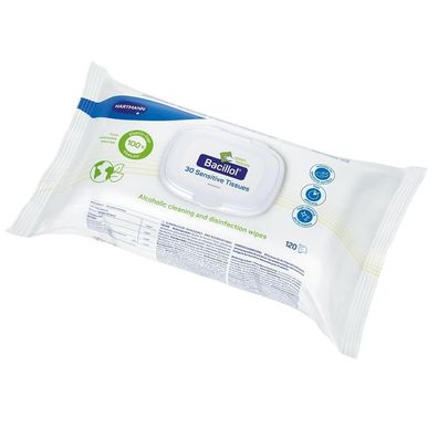 Bacillol 30 Sensitive Green Tissues 120 Tücher