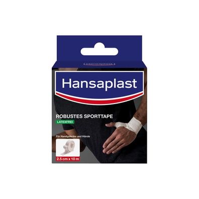 Hansaplast Sporttape robust weiß 2,5 cm x 10 cm
