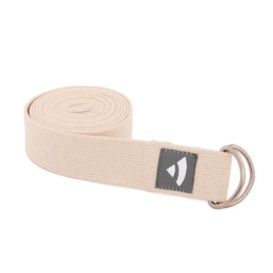 Yogagurt ASANA BELT mit D-Ring natur