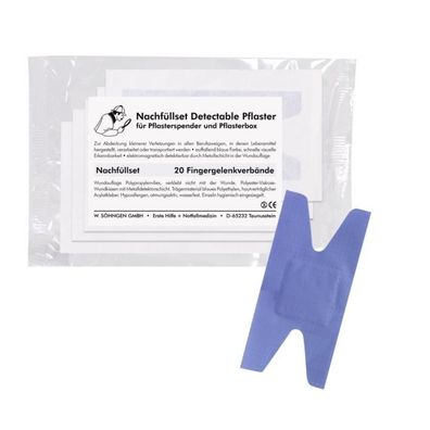 Nachfüllset detectable Fingergelenkverband 20 Stück