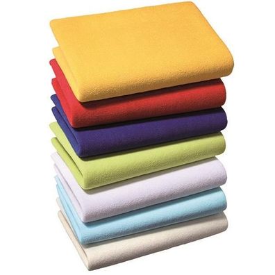 Frottee-Spannbezug 65 x 195 cm kirsche