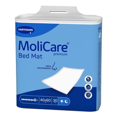 MoliCare Premium Bed Mat 40 x 60 cm 9 Tropfen 30 Stück
