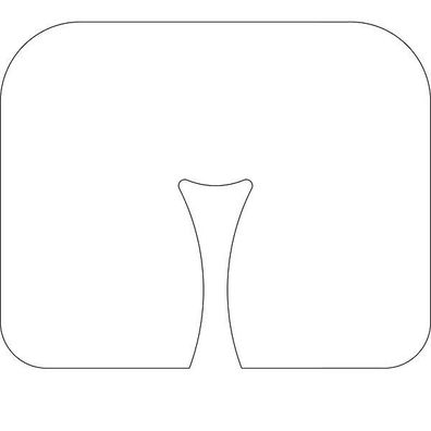 Nasenschlitztücher Spunlace Vlies 40x30,5 cm