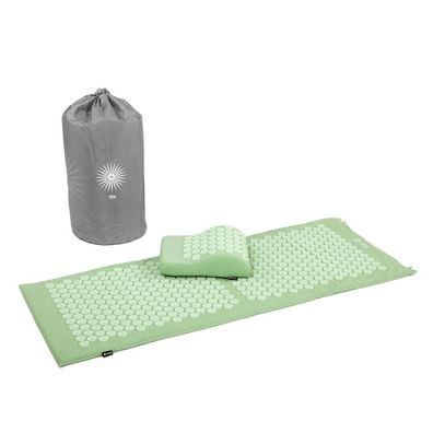 Set Vital Akupressurmatte XL und Kissen pastellgrün