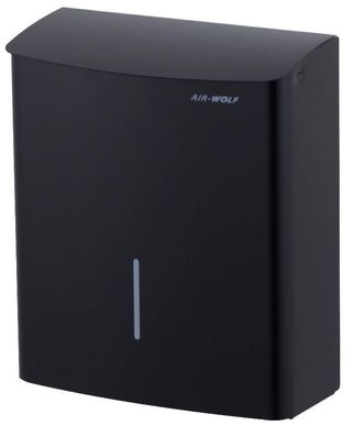 Hygieneabfallbehälter Serie Alpha Edelstahl mattschwarz 10 l