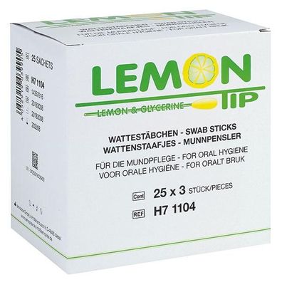 Lemon-Tip Munderfrischungsstäbchen 10 cm 25 x 3 Stück