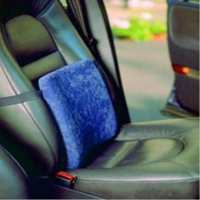 SISSEL Back Auto Lendenkissen grau