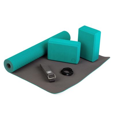TPE Yoga Set FLOW petrol