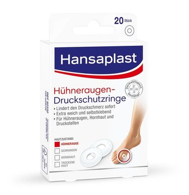 Hansaplast Druckschutzringe bei Hühneraugen 20 Stück
