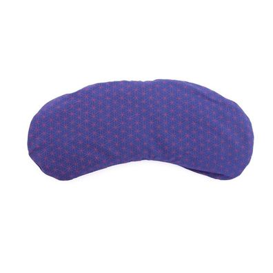 bodhi Augenkissen vegan blau-violett (Blume des Lebens)