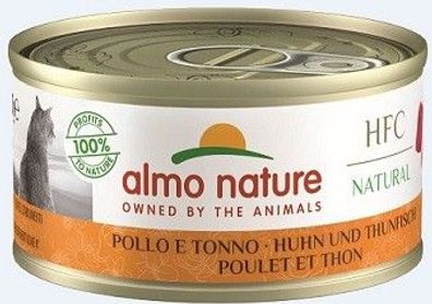 Almo Nature Adult Natural Huhn & Thunfisch 24 x 70g