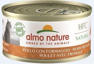 Almo Nature Adult Natural Huhn mit Käse 48 x 70g