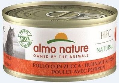 Almo Nature Adult Natural Huhn mit Kürbis 24 x 70g