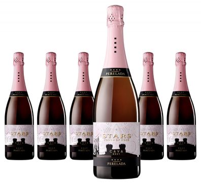 6 x Castillo Perelada Cava Brut Stars Touch Of Rosé – 2022