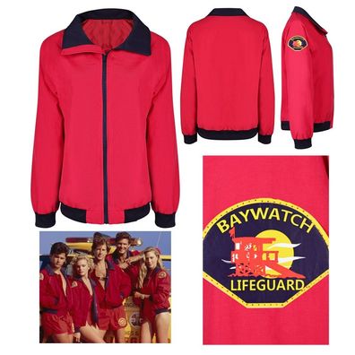 Baywatch Mitch Rote Jacke Cosplay Kostum Manner Frauen Halloween Karneval Mantel