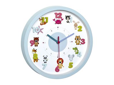 TFA Wanduhr Kinder Tiermotive Ø30,9cm