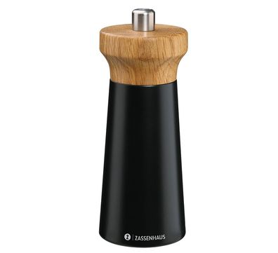 Zassenhaus Salzmühle Westerland 14 cm schwarz/Eiche 23824
