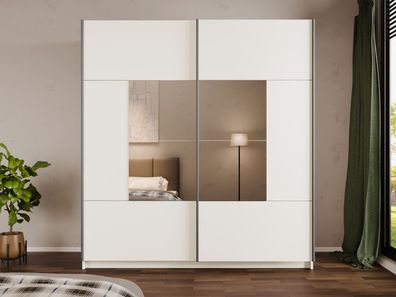 Kleiderschrank Nirez 200 Drehtürenschrank Schrank Farbauswahl Garderobe Neu