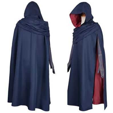 Cosplay Arcane Viktor Kostum Cape Hose Handschuhe Halloween Karneval Anzuge Mens