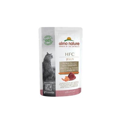 Almo Nature HFC Jelly Thunfisch mit Garnelen 48 x 55g