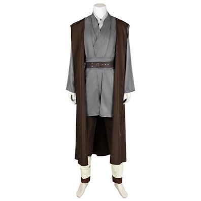 Cosplay Star Wars Obi Wan Kenobi Kostum Halloween Full Set Outfits Anzuge Herren