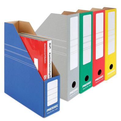 Pressel Magazine-Boxen A4, grau, 20 Stück