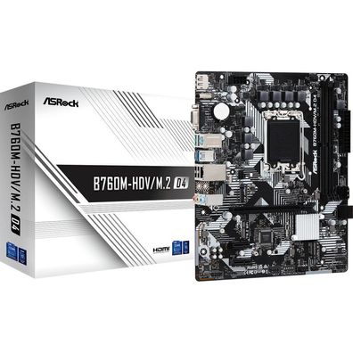 MB ASRock B760M HDV/M.2 1700 M-ATX HDMI/DP/VGA DDR4 retail