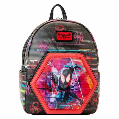 Loungefly Marvel Spiderman Across the Spider-Verse Lenticular Rucksack 27cm