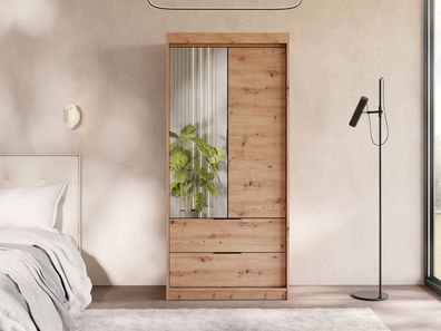 Kleiderschrank Majorka 103 Drehtürenschrank Schrank Farbauswahl Garderobe Neu