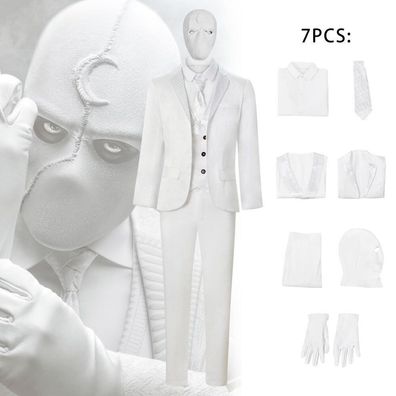 Cosplay Moon Knight Marc Specto Kostum Halloween Superheld Anzuge Herren Outfits