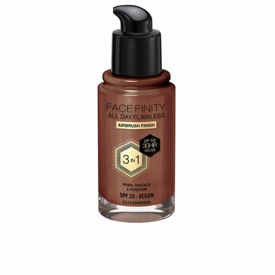 Max Factor Facefinity All Day Flawless 3 In 1 Foundation C110-Espresso 30ml