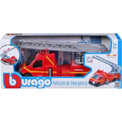 Bburago Municiple Vehicles FIRE Truck with Turntable Ladder