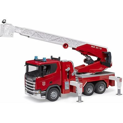bruder Scania Super 560R Feuerwehr mit Drehleiter