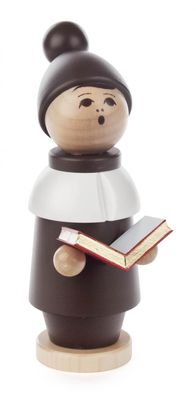 Holzfigur Kurrendefigur mit Buch Höhe 15cm NEU Miniaturfigur Figuren Seiffen