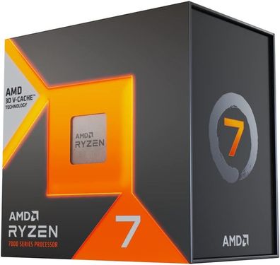 AMD Ryzen 7 7800X3D Prozessor with 3D V Cache technology 8 Kerne/16 Threads, 120W