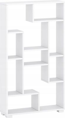 Regal Split C für Wand oder Boden Bücherregal (weiß)