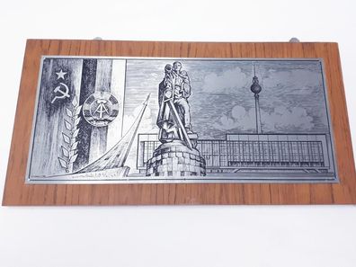 DDR Wandbild für Verabschiedung Oberst Schumann aus dem "Klement Gottwald" Geschwader