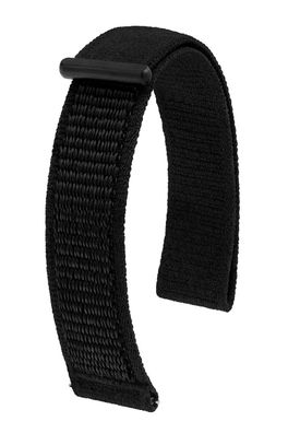Hirsch Uhrband Vocem Nylon 20 mm Schwarz 41409050-5-20
