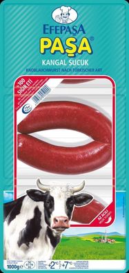 Efepasa Pasa Kangal Sucuk 1kg türkische Knoblauchwurst aus Rindfleisch