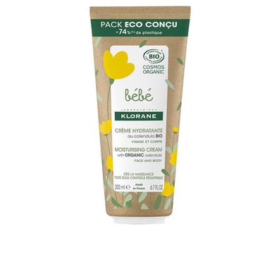 BÉBÉ BIO crème hydratante packaging eco 200ml