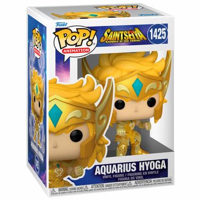 Saint Seiya POP! Animation Figur Gold Aquarius Hyoga 9 cm