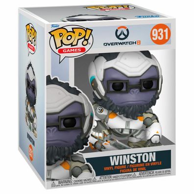 Overwatch 2 Super Sized POP! Vinyl Figur Winston 15 cm