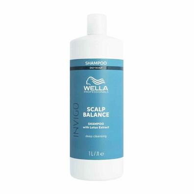 Wella Invigo Scalp Balance Deep Cleansing Shampoo For Oily Scalp 1000ml