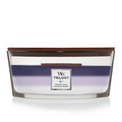 WoodWick Trilogy Evening Luxe Duftkerze mit Docht 453,6 g