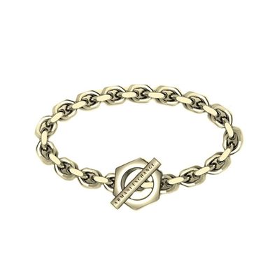 Dezentes vergoldetes Herrenarmband AXG0104710