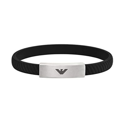 Schwarzes Herrenarmband EGS2996040